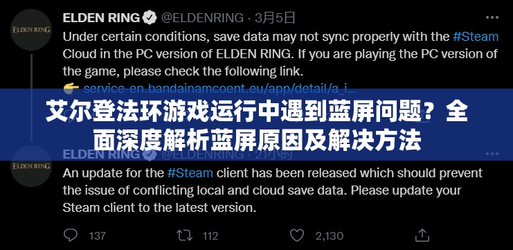 艾尔登法环游戏运行中遇到蓝屏问题？全面深度解析蓝屏原因及解决方法