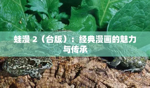 蛙漫 2（台版）：经典漫画的魅力与传承