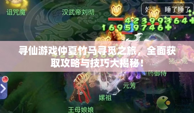 寻仙游戏仲夏竹马寻觅之旅，全面获取攻略与技巧大揭秘！