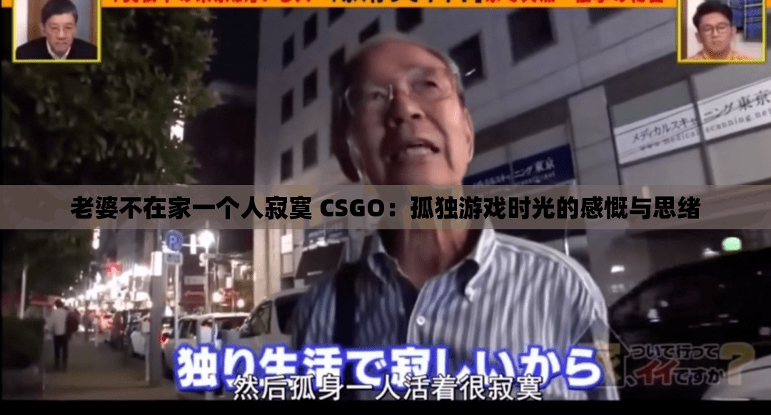 老婆不在家一个人寂寞 CSGO：孤独游戏时光的感慨与思绪