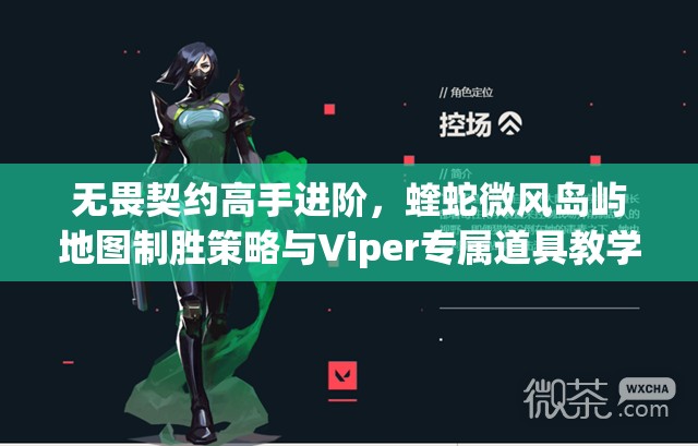 无畏契约高手进阶，蝰蛇微风岛屿地图制胜策略与Viper专属道具教学