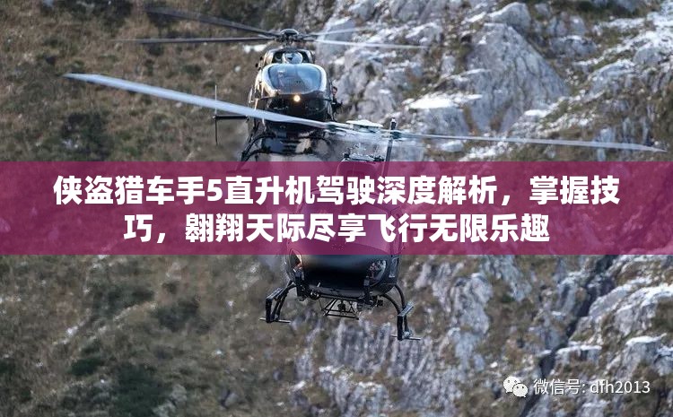侠盗猎车手5直升机驾驶深度解析，掌握技巧，翱翔天际尽享飞行无限乐趣