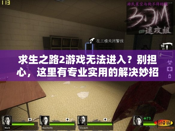 求生之路2游戏无法进入？别担心，这里有专业实用的解决妙招！