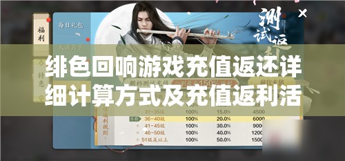 绯色回响游戏充值返还详细计算方式及充值返利活动规则全面介绍