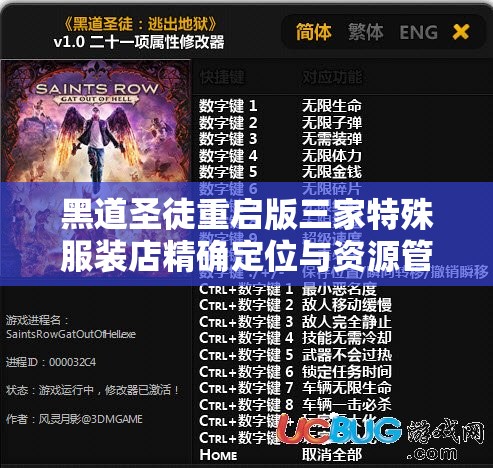 黑道圣徒重启版三家特殊服装店精确定位与资源管理优化策略