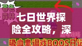 七日世界探险全攻略，深入揭秘铁矿宝藏之地的奇妙之旅