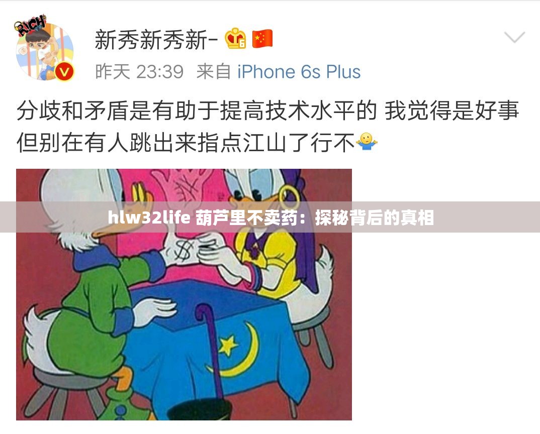 hlw32life 葫芦里不卖药：探秘背后的真相