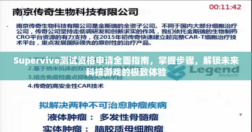 Supervive测试资格申请全面指南，掌握步骤，解锁未来科技游戏的极致体验