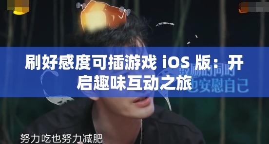 刷好感度可插游戏 iOS 版：开启趣味互动之旅