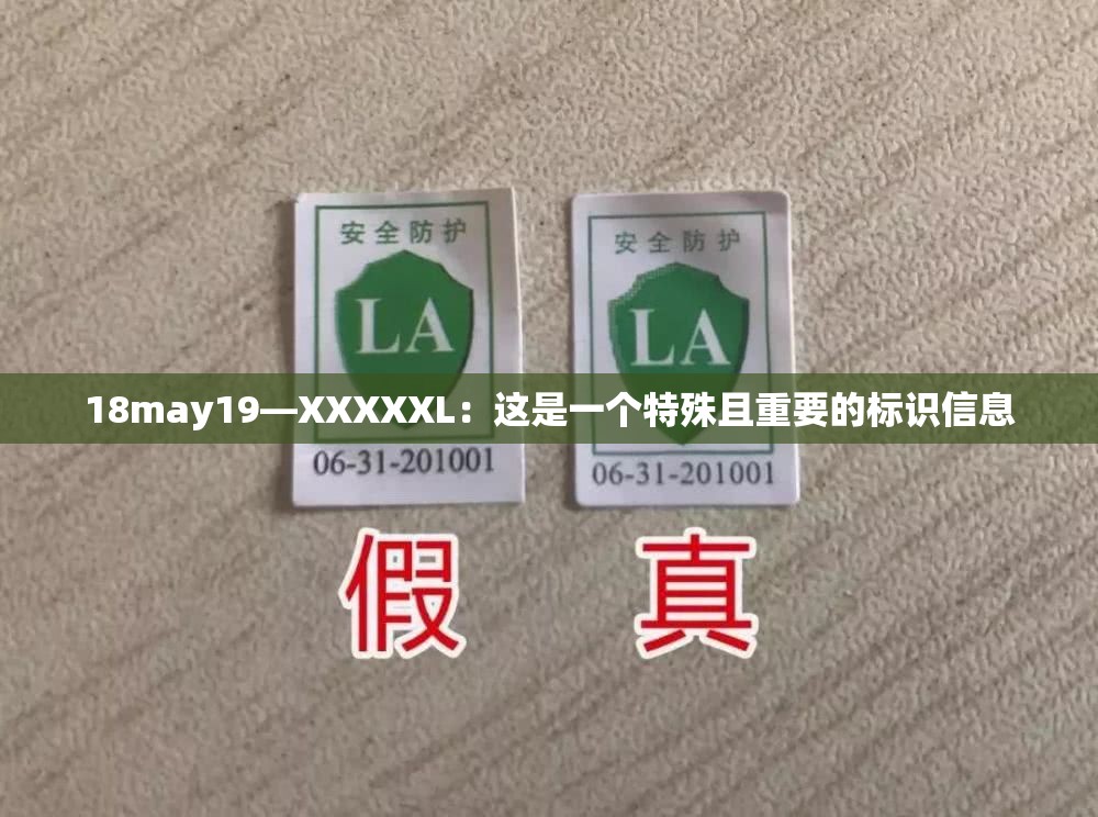 18may19—XXXXXL：这是一个特殊且重要的标识信息