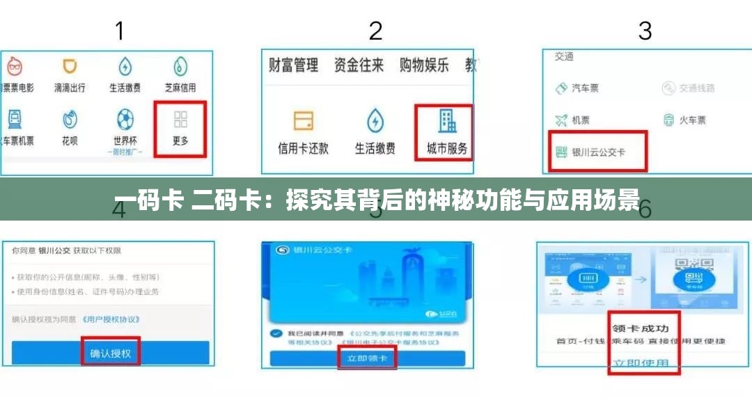 一码卡 二码卡：探究其背后的神秘功能与应用场景