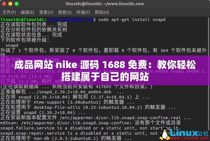 成品网站 nike 源码 1688 免费：教你轻松搭建属于自己的网站