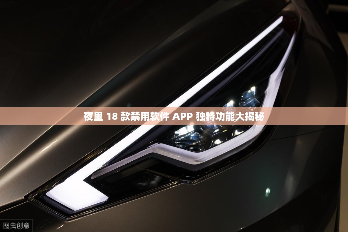 夜里 18 款禁用软件 APP 独特功能大揭秘