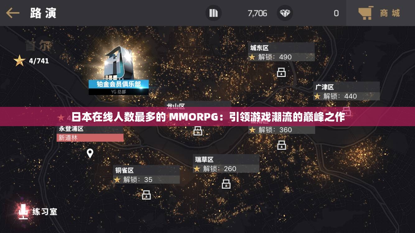 日本在线人数最多的 MMORPG：引领游戏潮流的巅峰之作