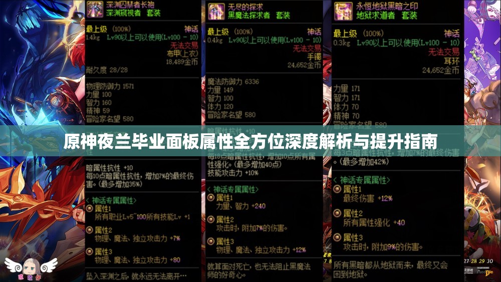 原神夜兰毕业面板属性全方位深度解析与提升指南