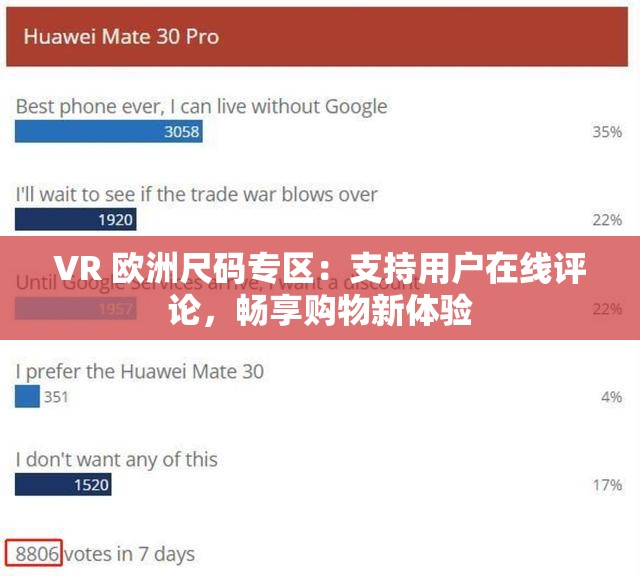 VR 欧洲尺码专区：支持用户在线评论，畅享购物新体验