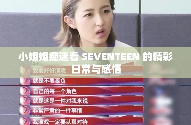 小姐姐痴迷看 SEVENTEEN 的精彩日常与感悟