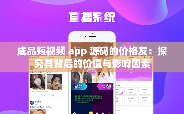 成品短视频 app 源码的价格友：探究其背后的价值与影响因素