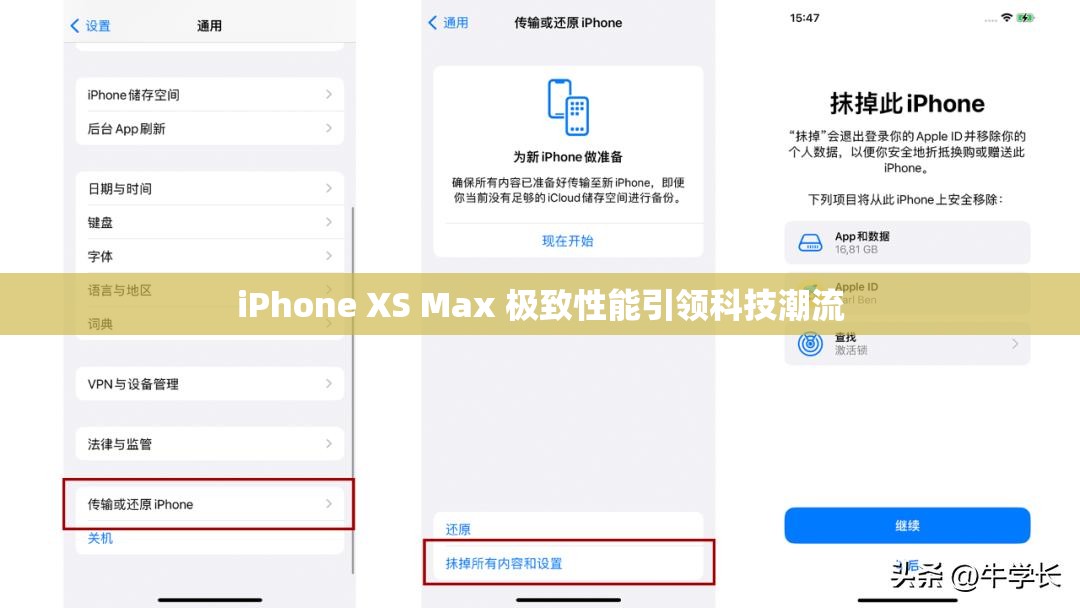 iPhone XS Max 极致性能引领科技潮流