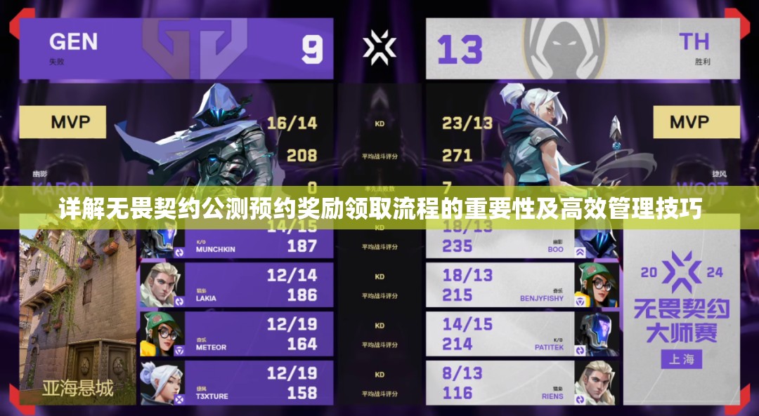 详解无畏契约公测预约奖励领取流程的重要性及高效管理技巧