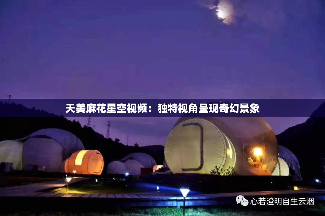 天美麻花星空视频：独特视角呈现奇幻景象