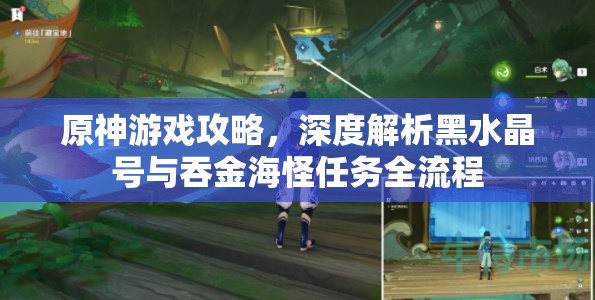 原神游戏攻略，深度解析黑水晶号与吞金海怪任务全流程