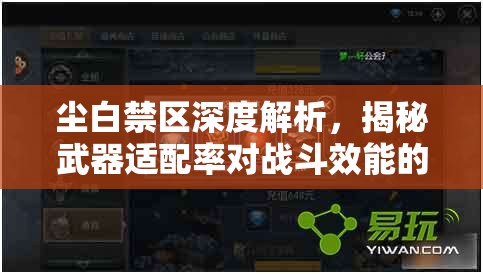 尘白禁区深度解析，揭秘武器适配率对战斗效能的关键影响奥秘