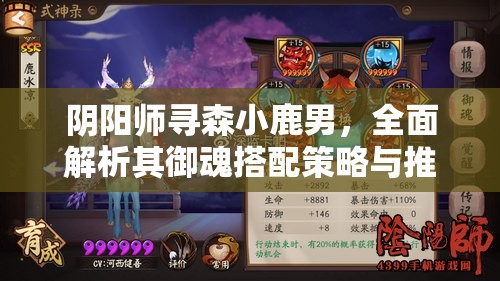 阴阳师寻森小鹿男，全面解析其御魂搭配策略与推荐