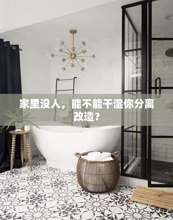 家里没人，能不能干湿你分离改造？