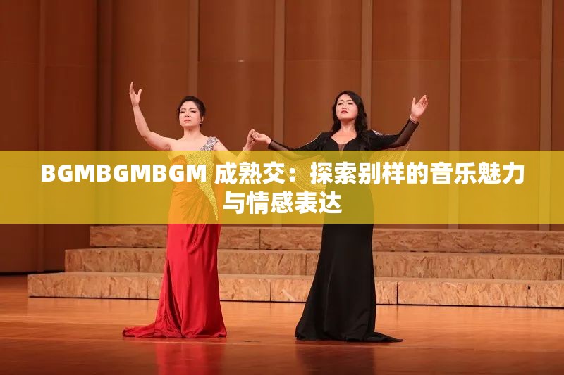 BGMBGMBGM 成熟交：探索别样的音乐魅力与情感表达