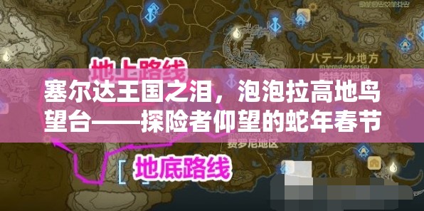 塞尔达王国之泪，泡泡拉高地鸟望台——探险者仰望的蛇年春节天空之眼