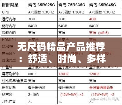 无尺码精品产品推荐：舒适、时尚、多样选择