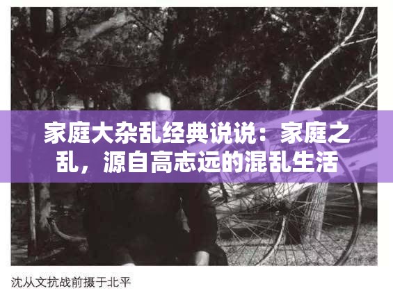 家庭大杂乱经典说说：家庭之乱，源自高志远的混乱生活