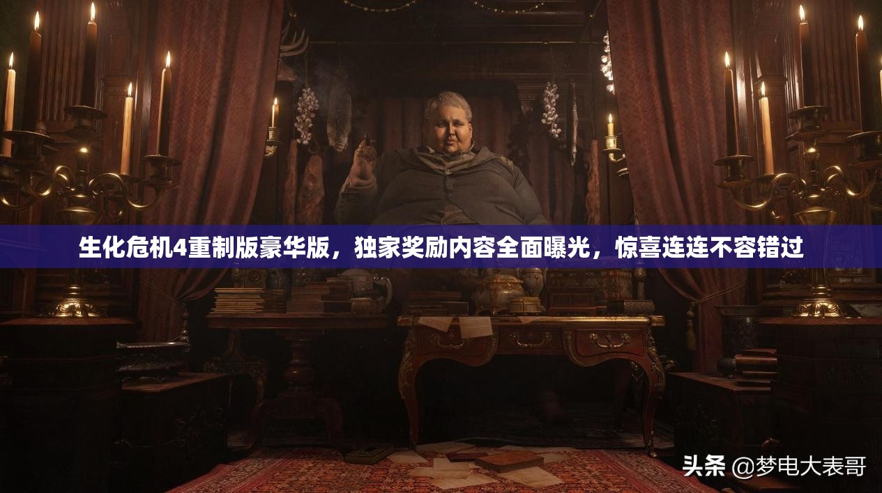 生化危机4重制版豪华版，独家奖励内容全面曝光，惊喜连连不容错过