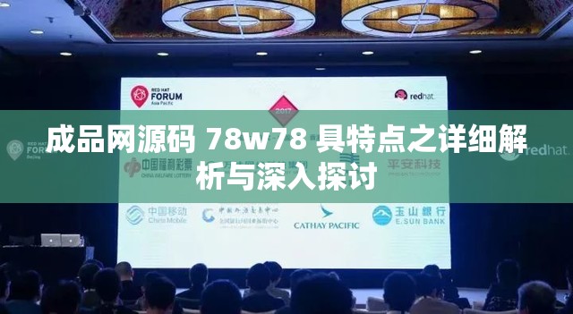 成品网源码 78w78 具特点之详细解析与深入探讨