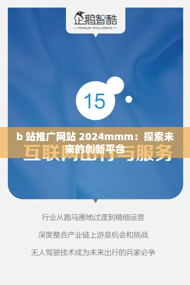 b 站推广网站 2024mmm：探索未来的创新平台