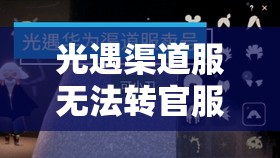 光遇渠道服无法转官服？一文全面解析渠道服与官服的区别及限制