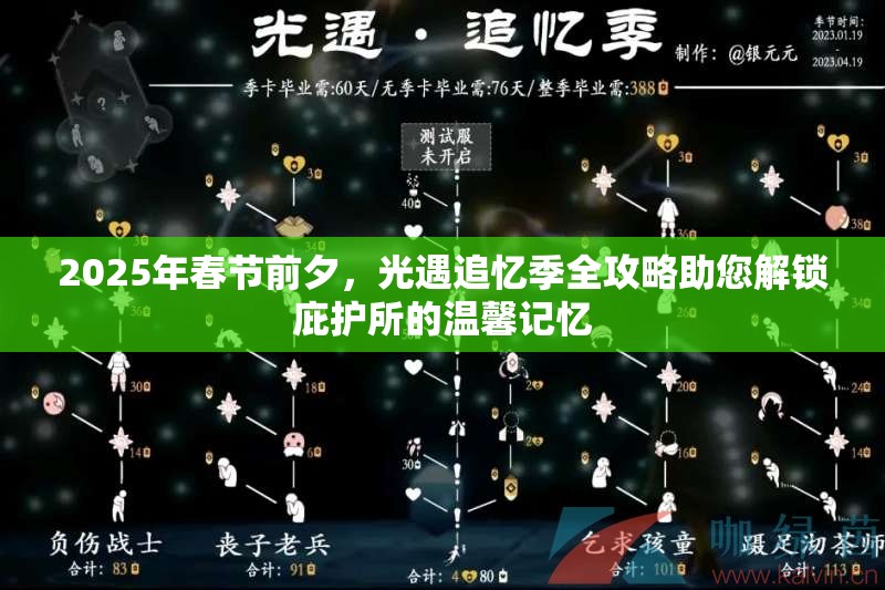 2025年春节前夕，光遇追忆季全攻略助您解锁庇护所的温馨记忆