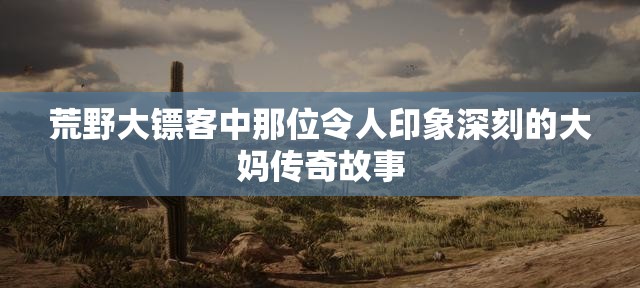荒野大镖客中那位令人印象深刻的大妈传奇故事