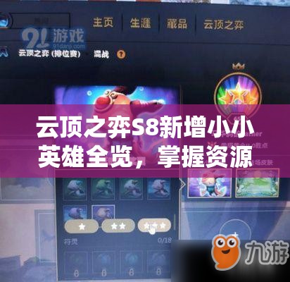 云顶之弈S8新增小小英雄全览，掌握资源管理技巧，实现高效利用与价值最大化