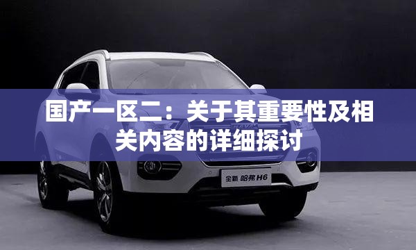 国产一区二：关于其重要性及相关内容的详细探讨