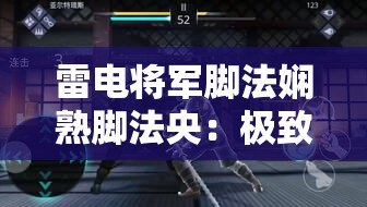 雷电将军脚法娴熟脚法央：极致战斗技巧的展现