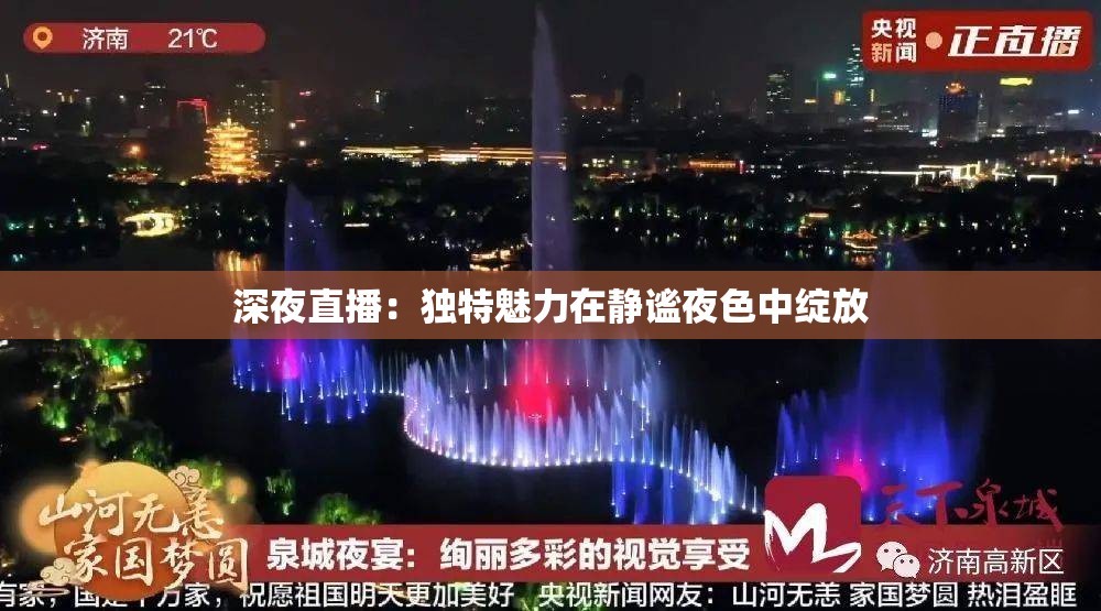 深夜直播：独特魅力在静谧夜色中绽放