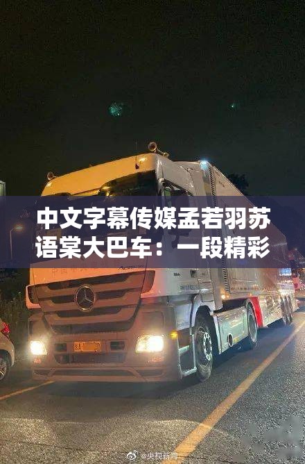 中文字幕传媒孟若羽苏语棠大巴车：一段精彩的旅途故事