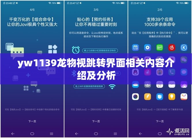yw1139龙物视跳转界面相关内容介绍及分析
