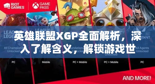 英雄联盟XGP全面解析，深入了解含义，解锁游戏世界的全新体验