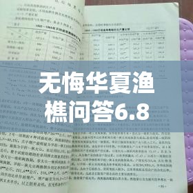 无悔华夏渔樵问答6.8答案典故解析，资源管理重要性及高效策略全览