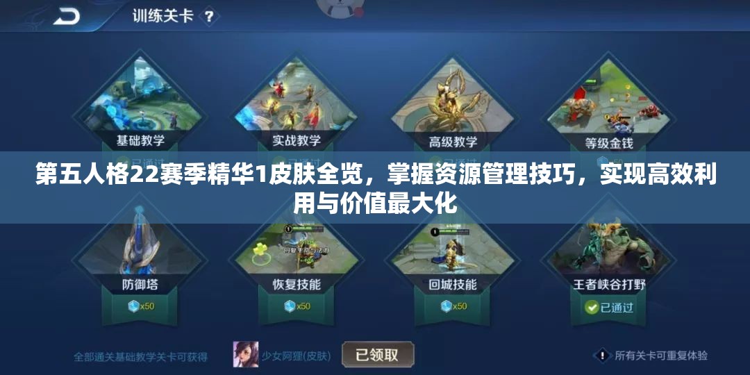 第五人格22赛季精华1皮肤全览，掌握资源管理技巧，实现高效利用与价值最大化