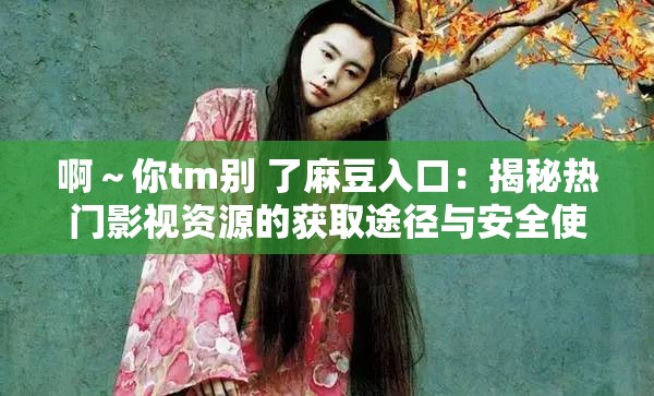 啊～你tm别 了麻豆入口：揭秘热门影视资源的获取途径与安全使用指南