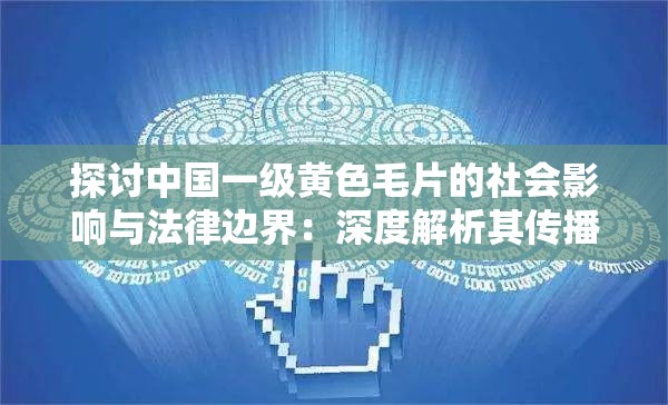 探讨中国一级黄色毛片的社会影响与法律边界：深度解析其传播途径与监管挑战